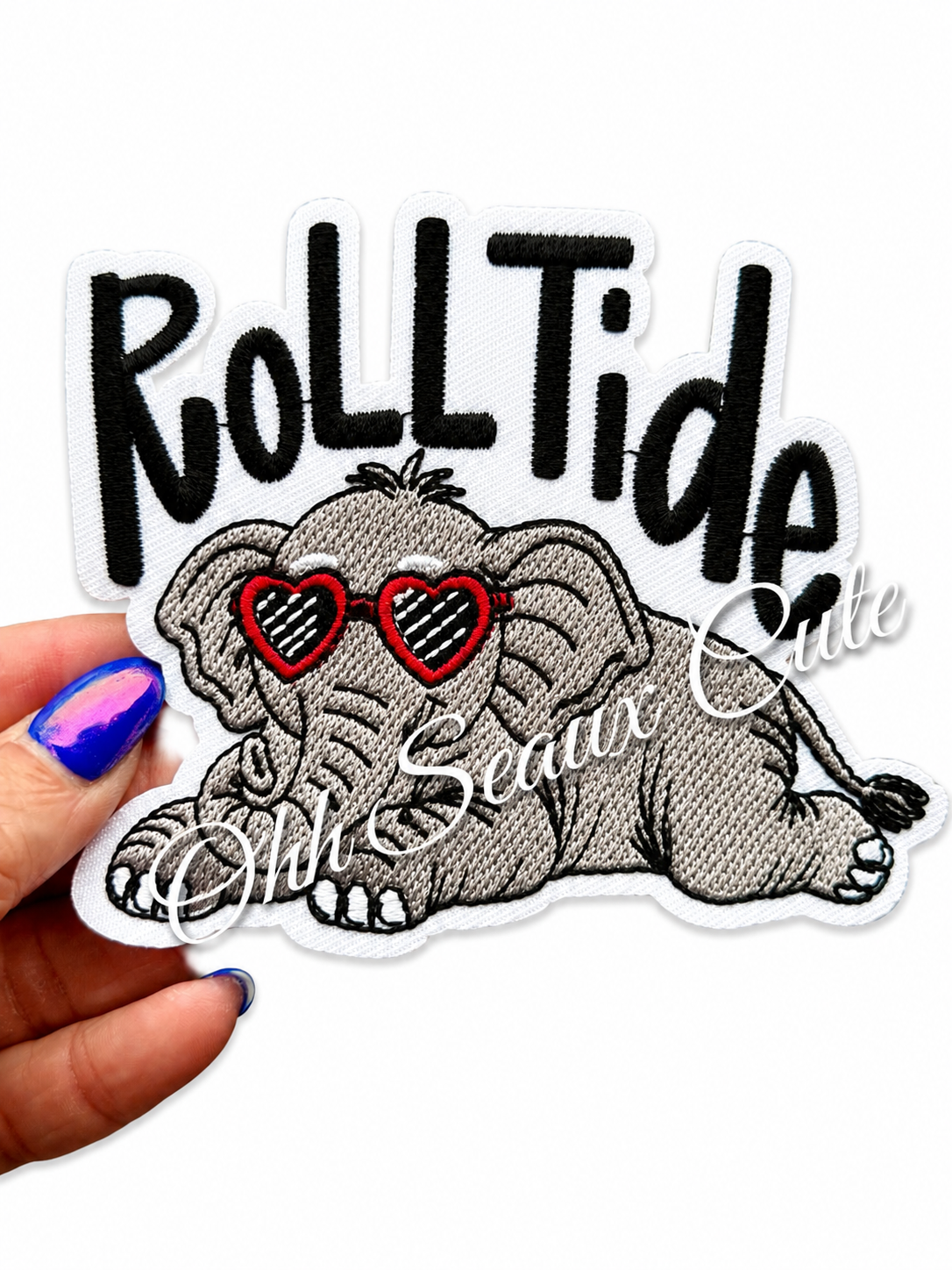 4” Baby Elephant Roll Tide