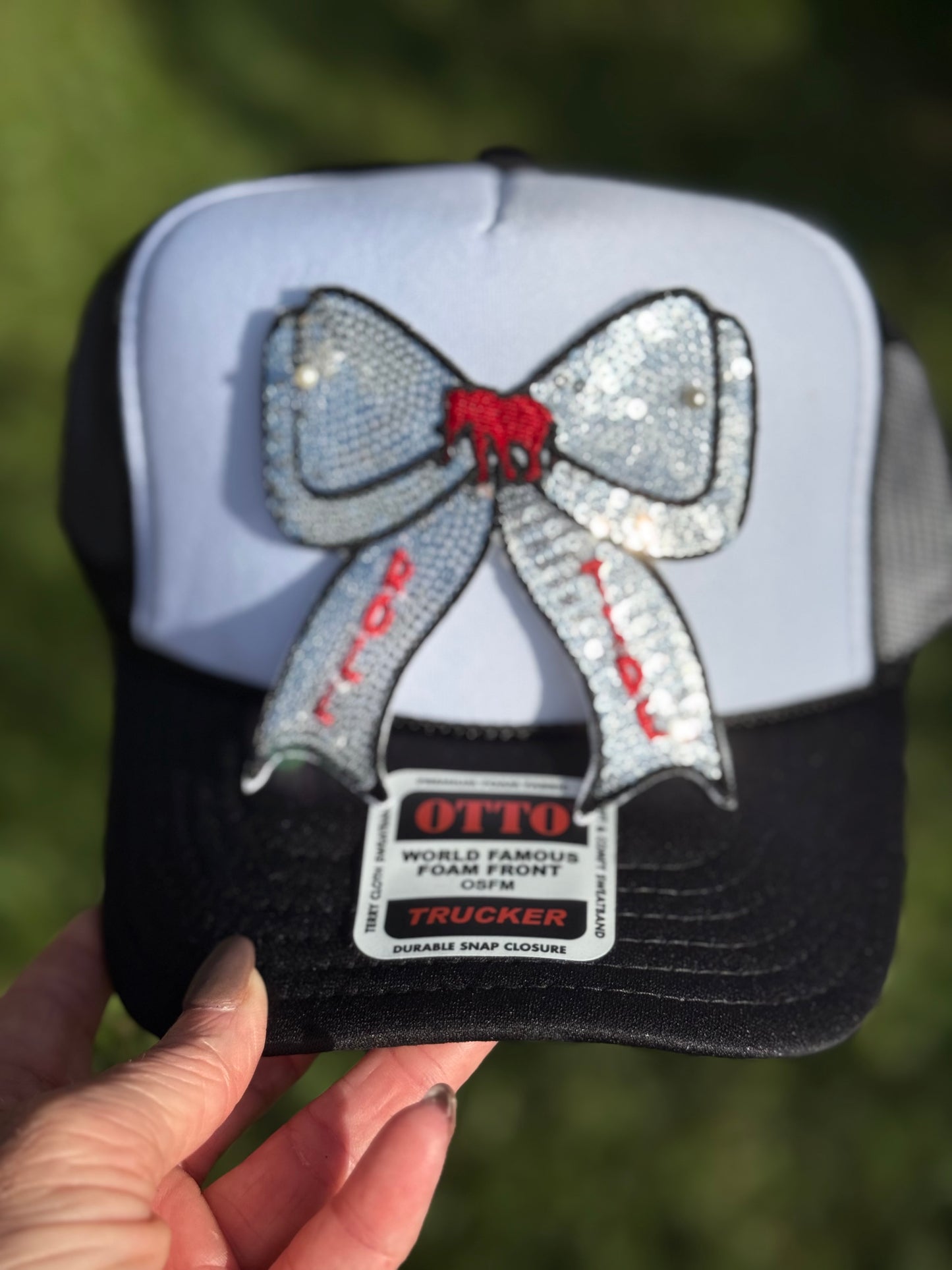 3.5” Sequin Alabama Bow-(OSC ORIGINAL) DO NOT COPY