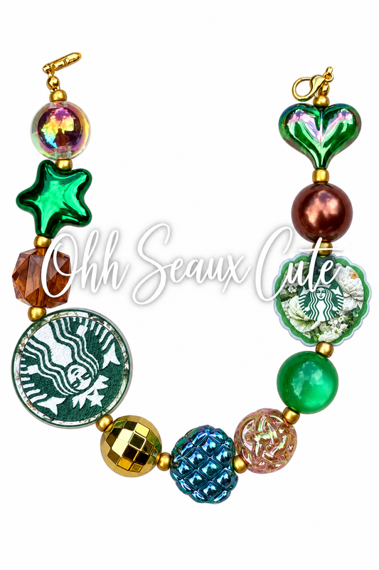 9” Starbucks 8 Hat Chain