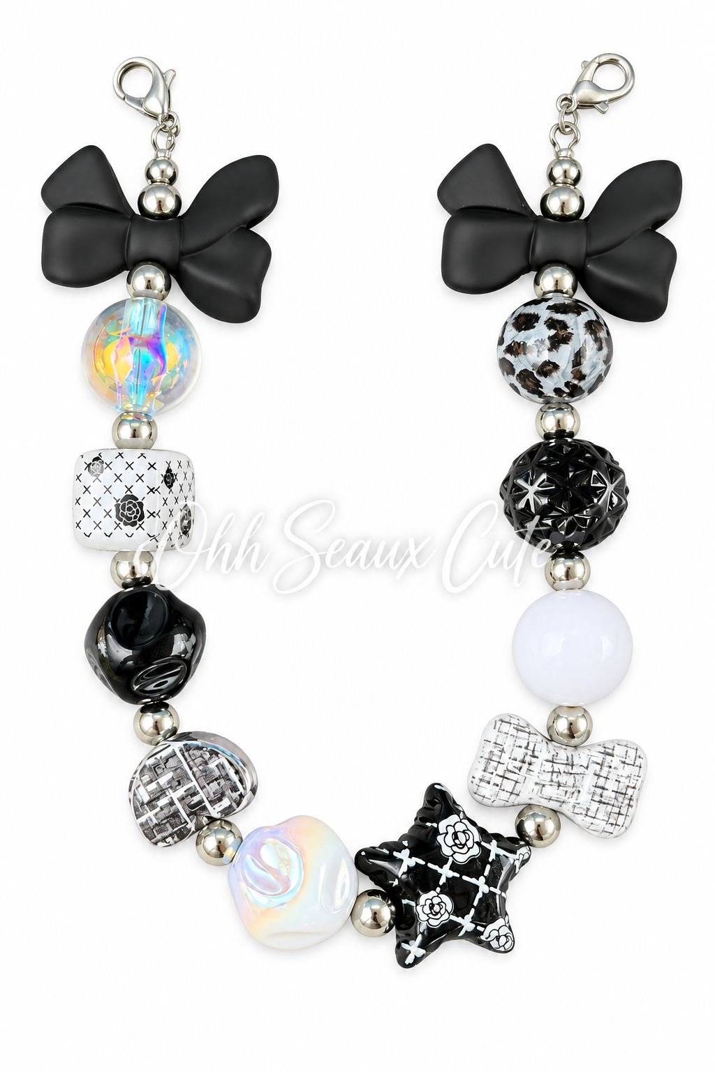 Black/White 7 Hat Chain