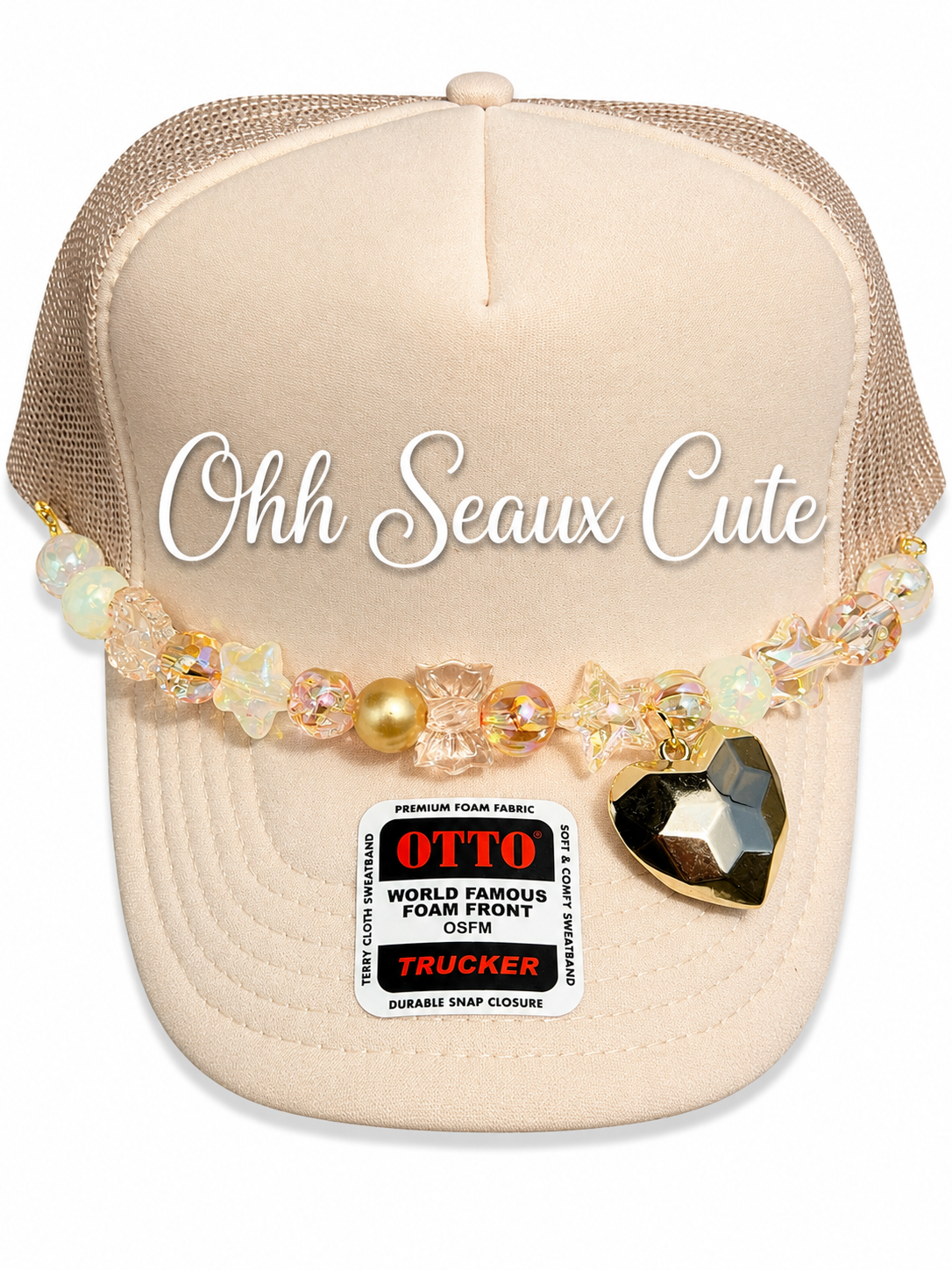 9” Golden Heart 2.0 Hat Chain