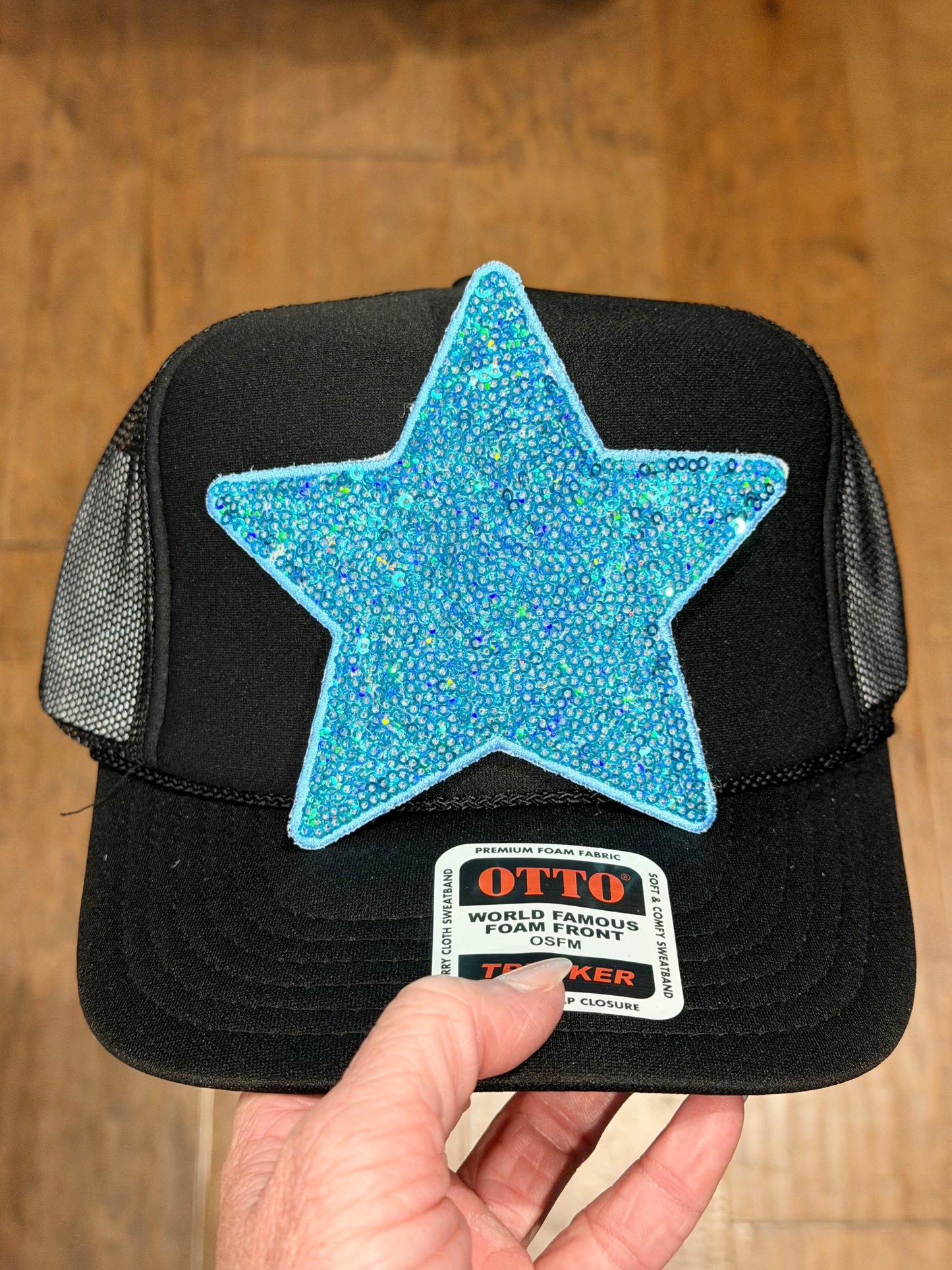 5” Star- Sparkle Blue