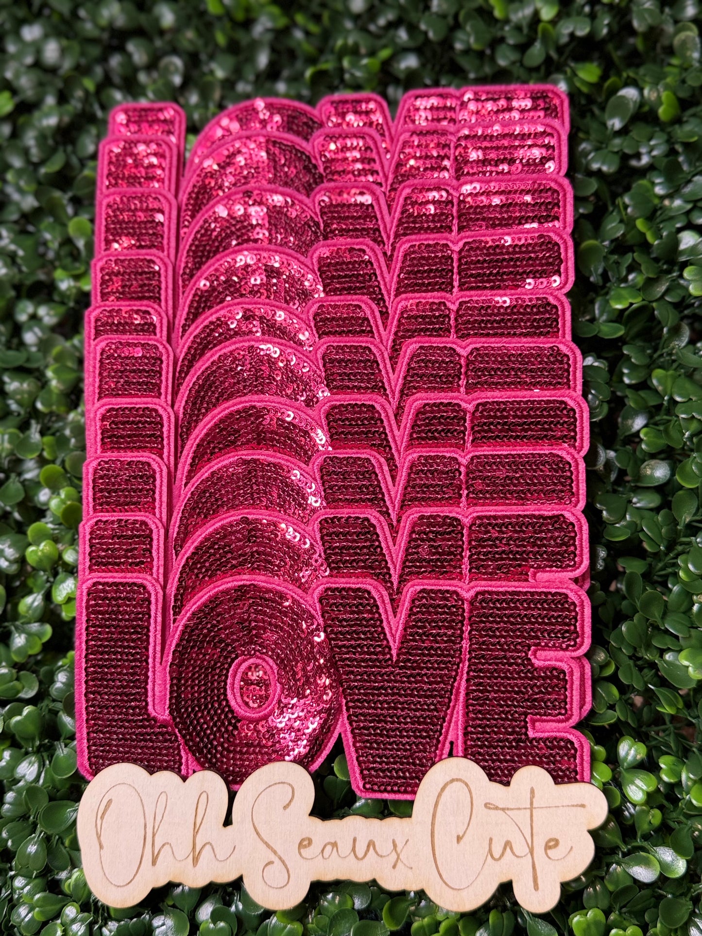 6” Valentine’s Pink LOVE