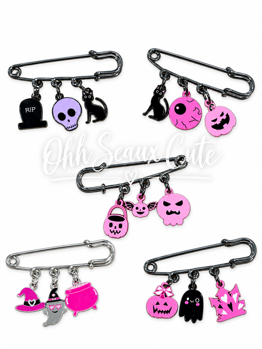 Boojee Hat Pins #4 (Set of 5)