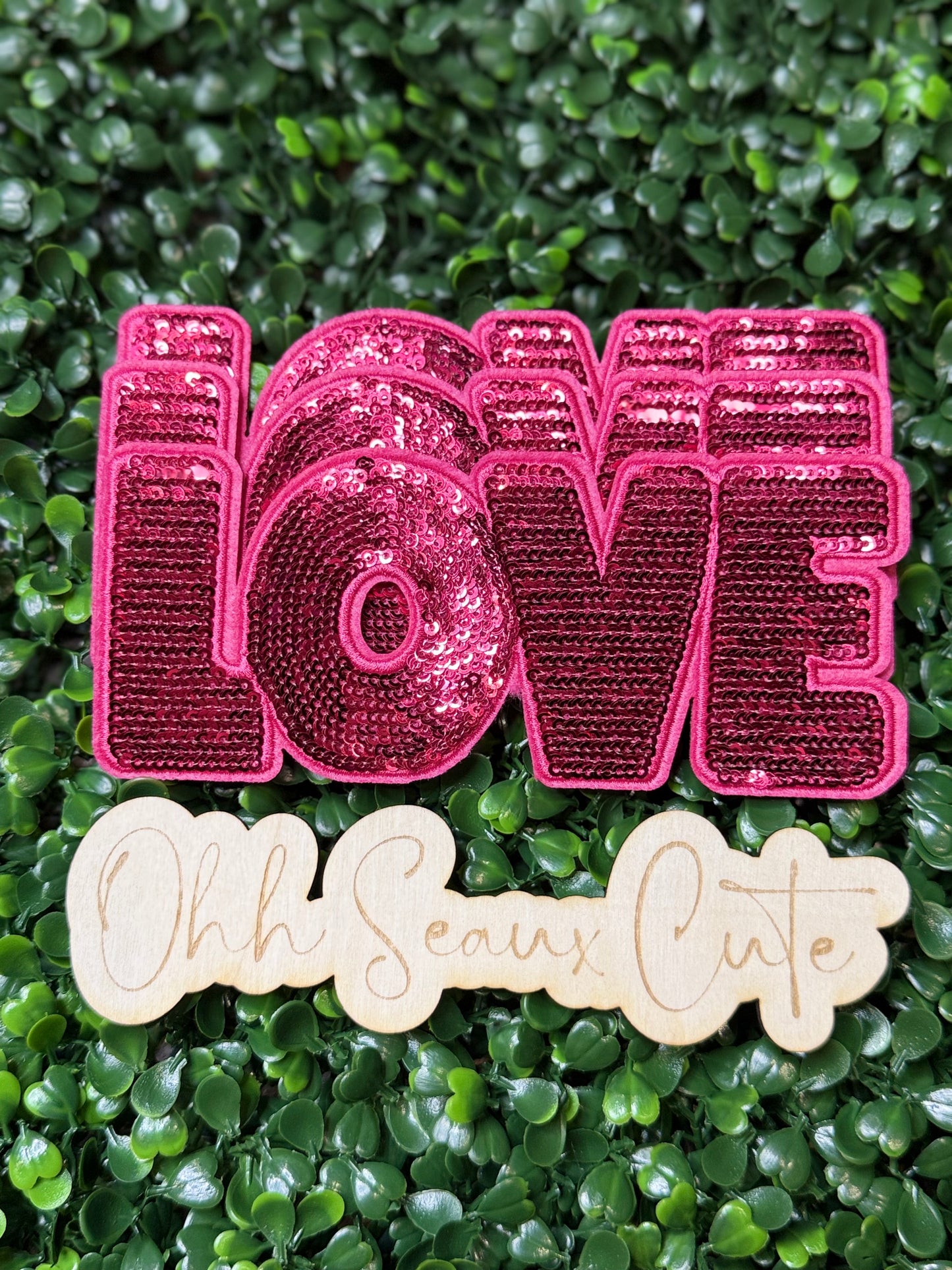 6” Valentine’s Pink LOVE