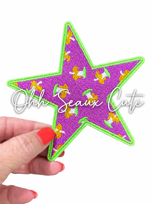 4”  Glow Caramel Apple Star