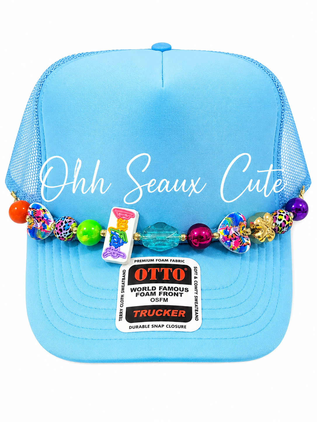 9” Lisa Frank Rainbow Hat Chain