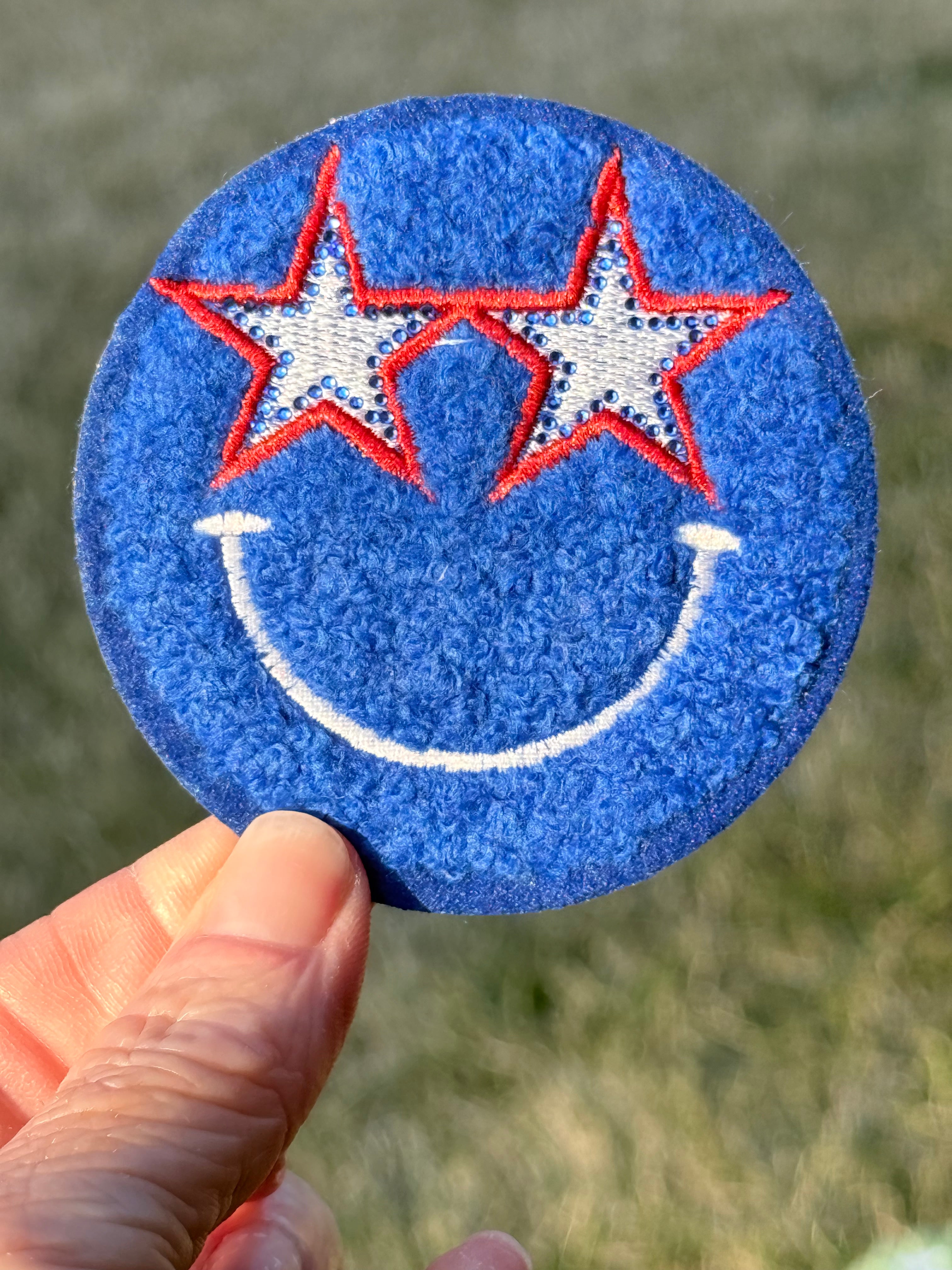 3” Rhinestone Star Eye Smiley – Ohhseauxcute