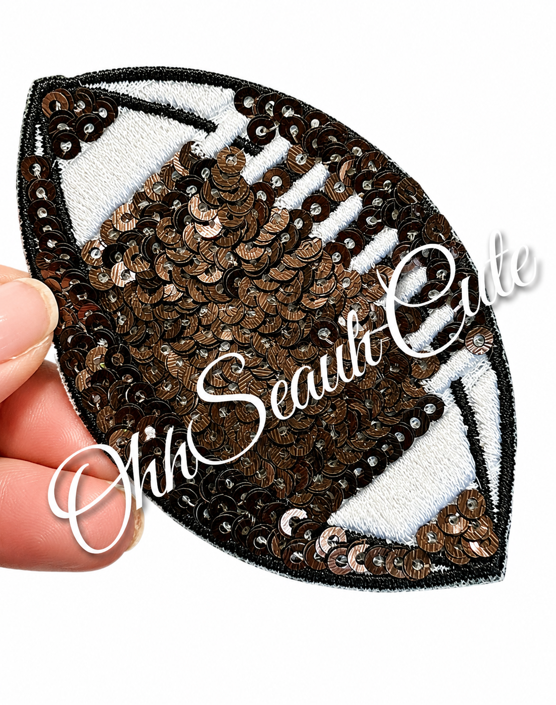 2.5” Sequin 3D Football