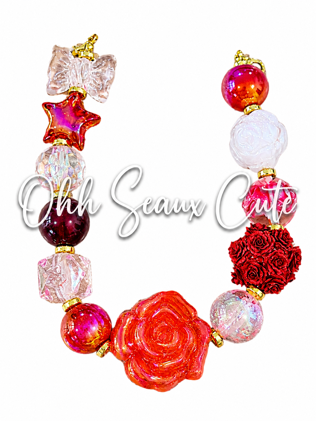 9” Rosey Hat Chain