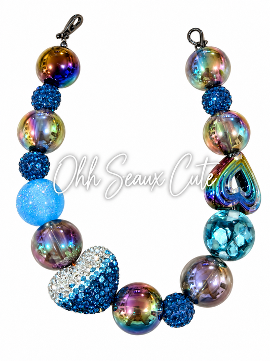 9” Blue Diamond 2 Hat Chain