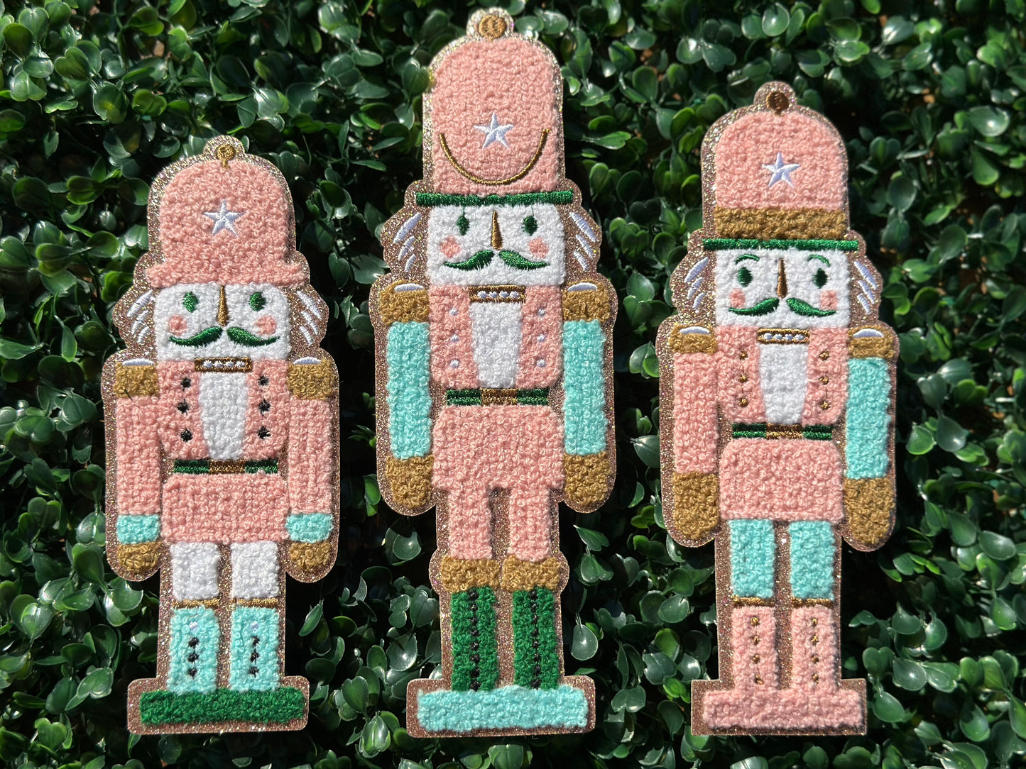 Nutcracker Chenille Patch Set