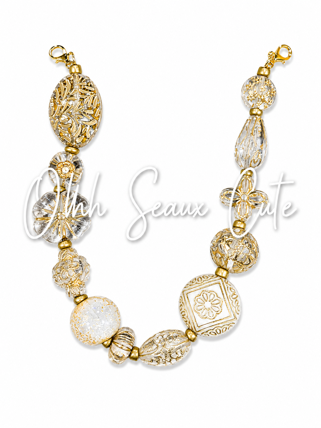 9” Gold Boho 3 Hat Chain