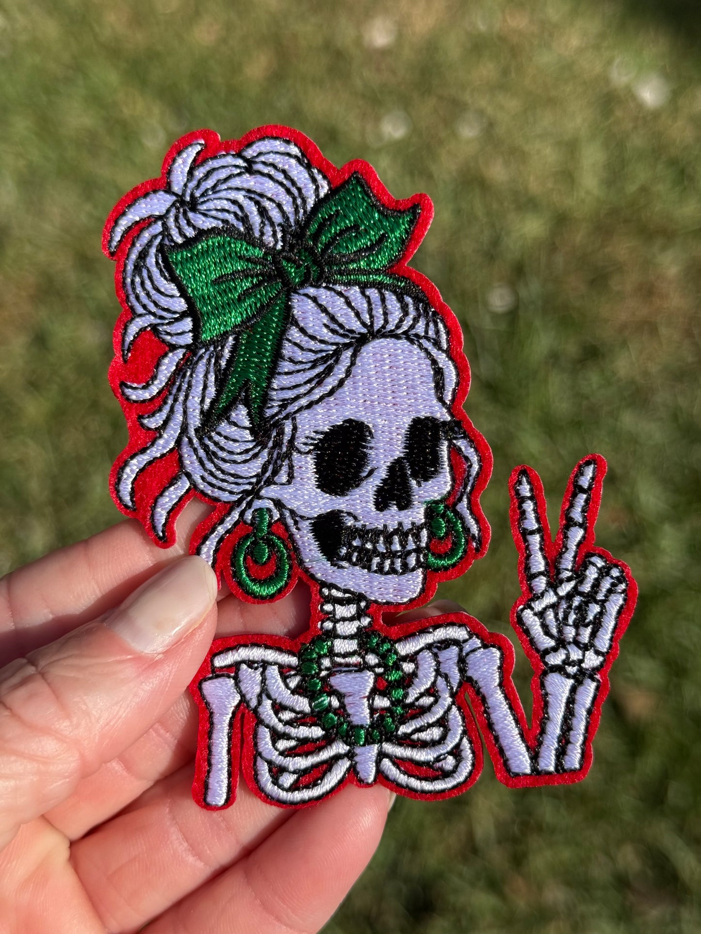 3.5” Skelly Christmas Babe (OSC Original) DO NOT COPY