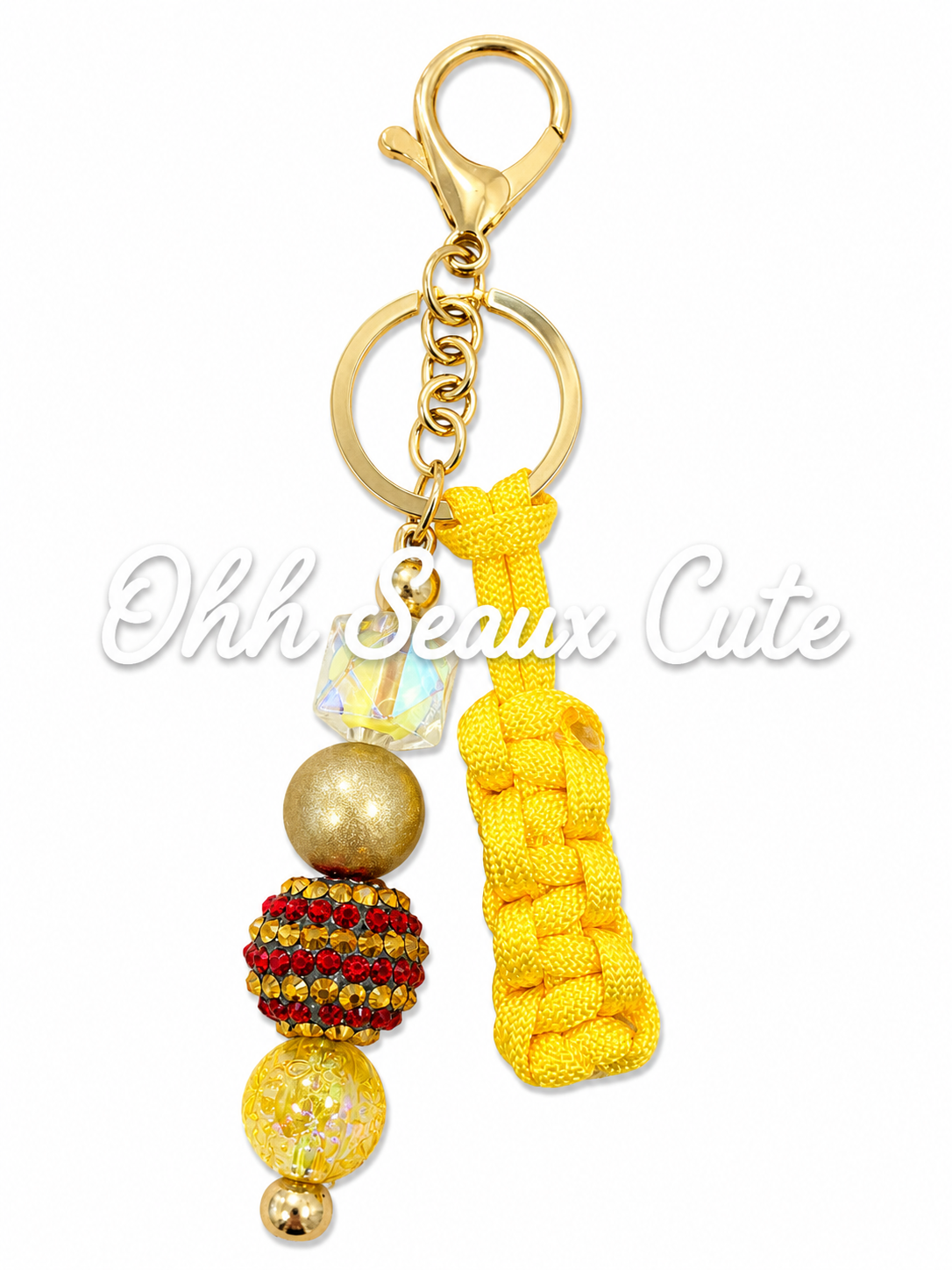 Custom Bead Keychain KC Chief #1
