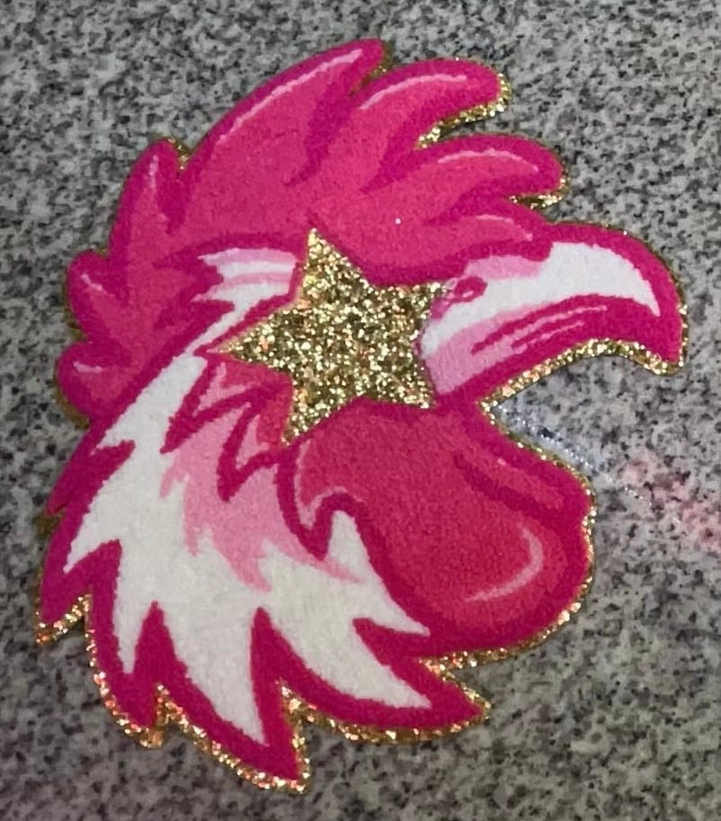 10” Chenille GAMECOCKS Patch