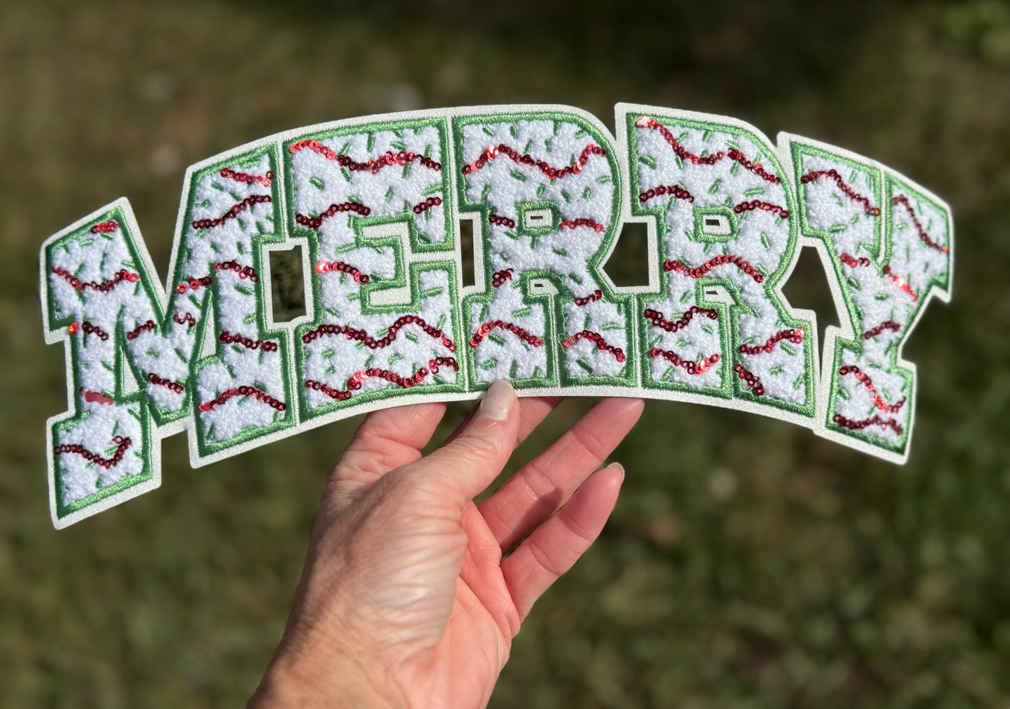 12” Christmas Cake MERRY