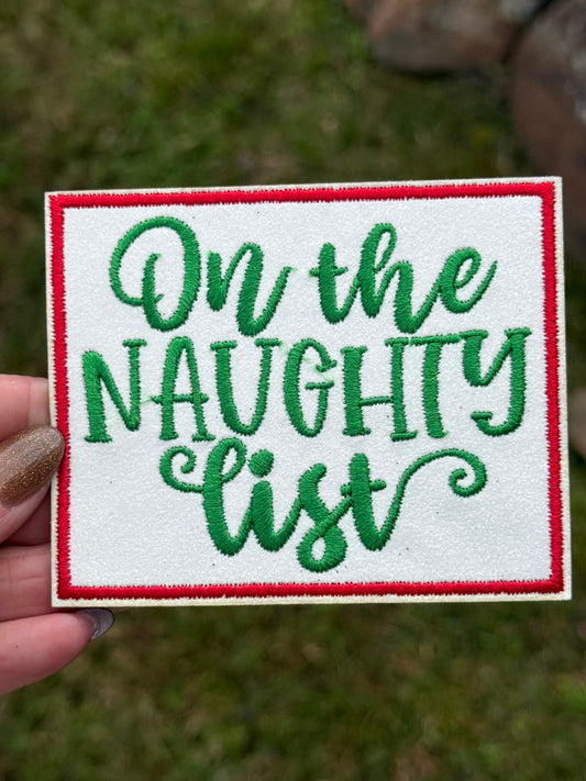 3.5” NAUGHTY LIST