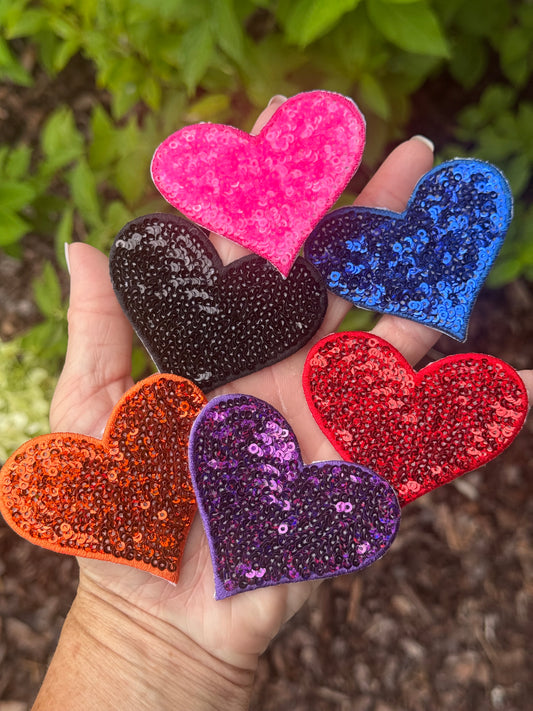 2.5” Sequin Heart