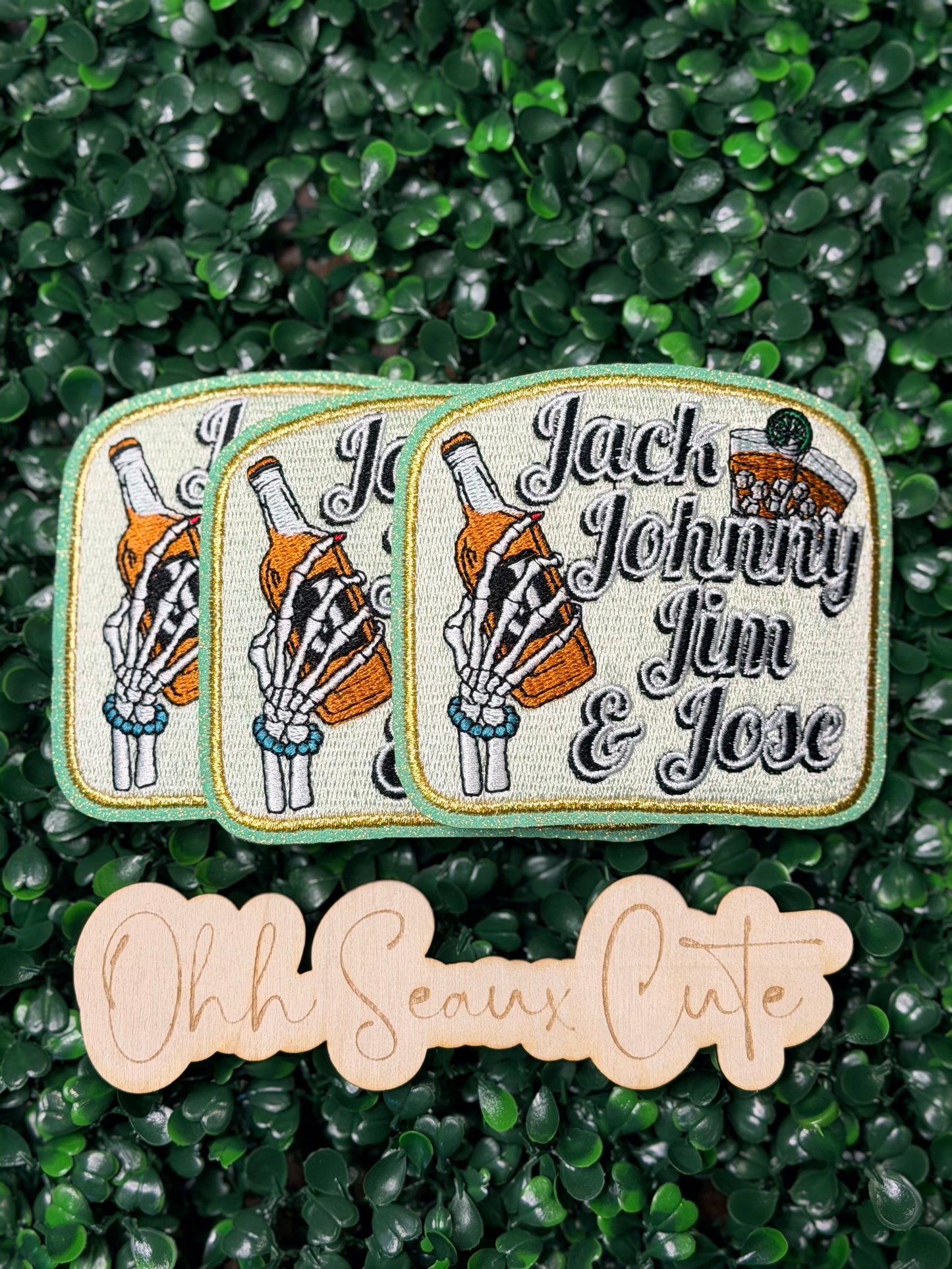 3.5” x 4” The Boys Whiskey Patch (OSC Copyright)
