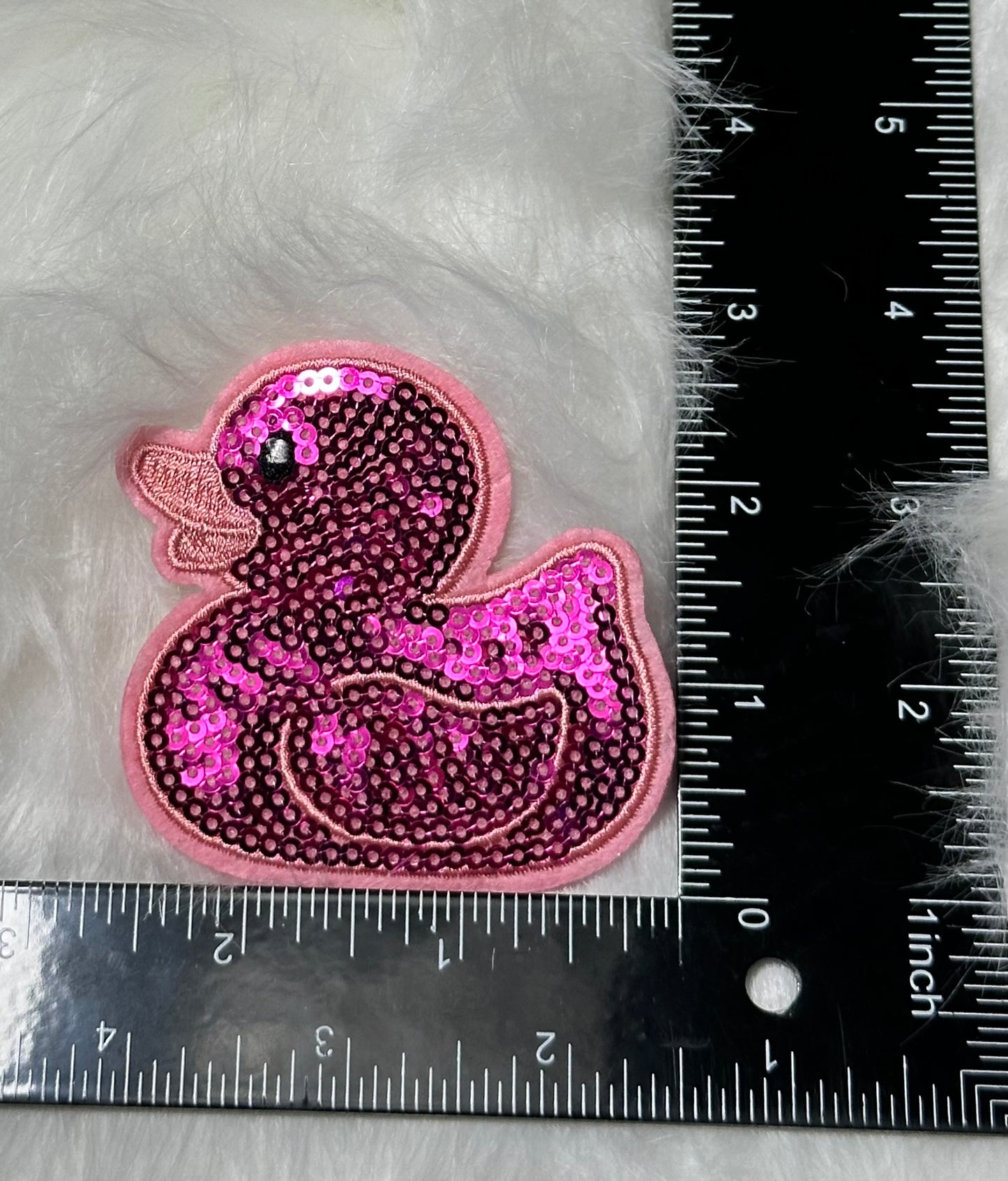 3” Sequin Rubber Ducky