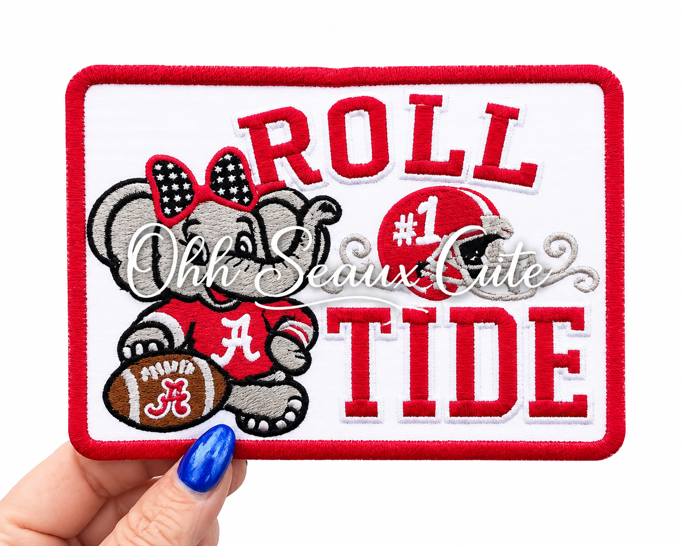 4” Prep Elephant Roll Tide