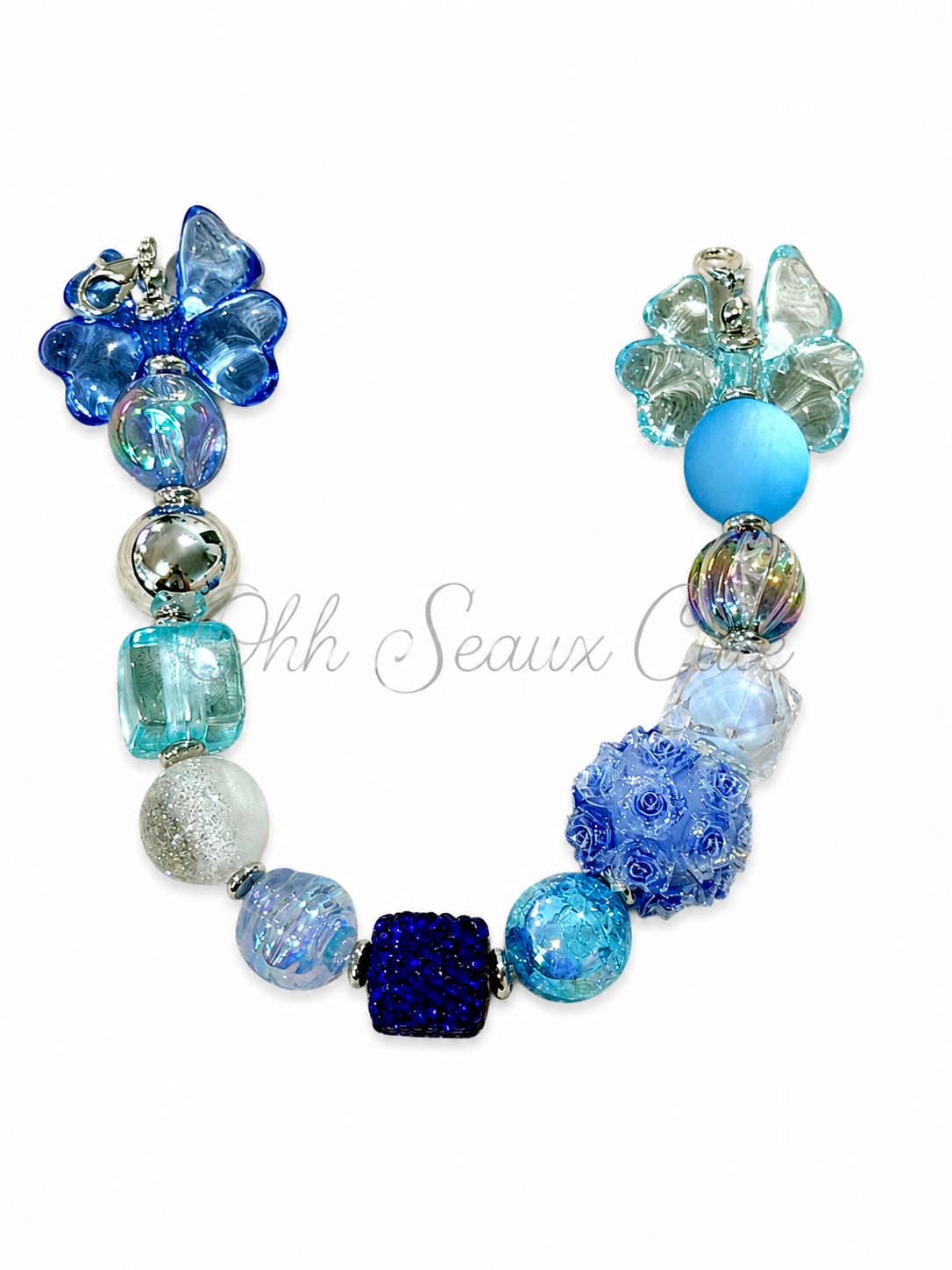 9” Sky Blue 4 Hat Chain