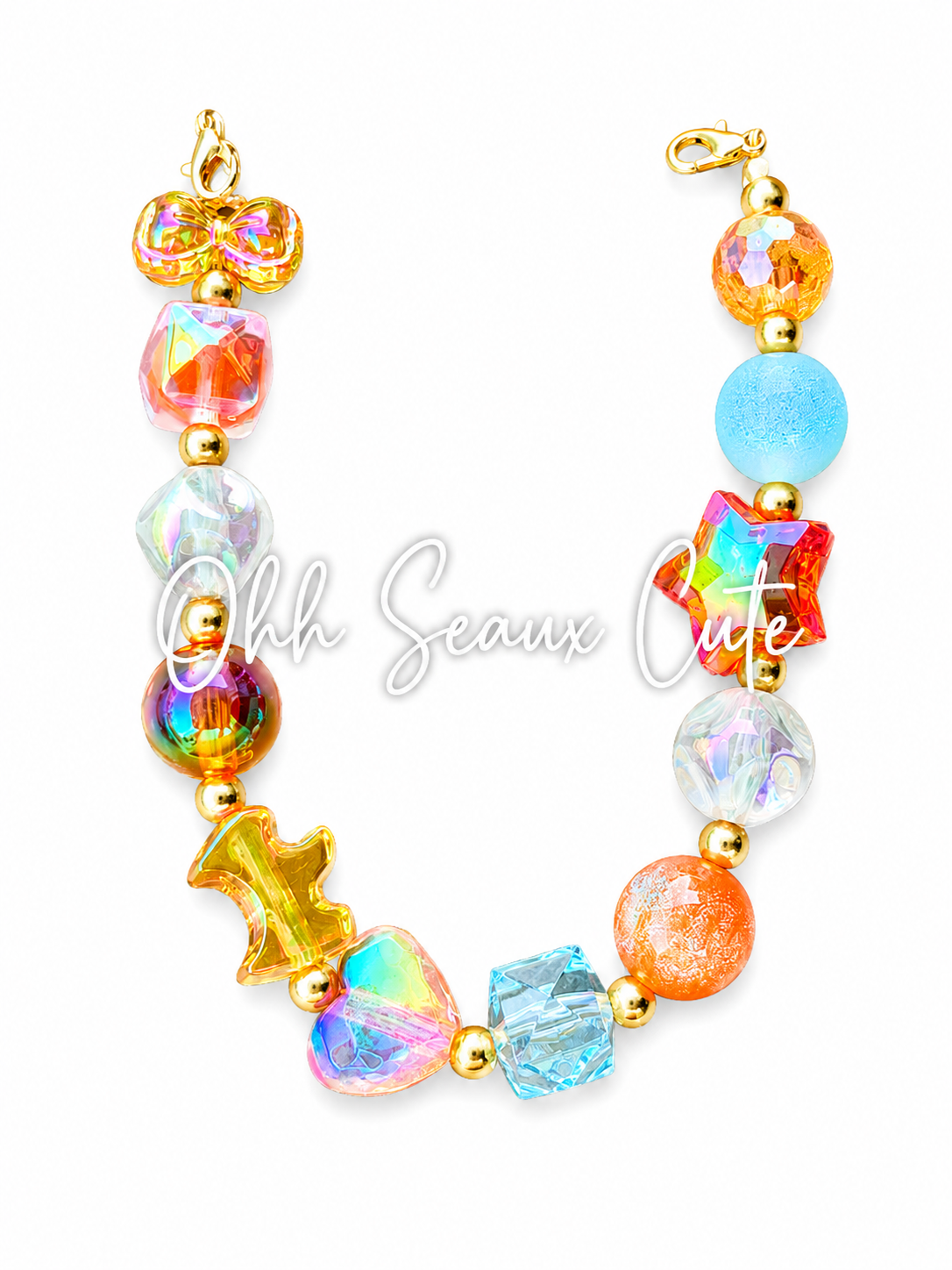 9” Orange Juice Hat Chain