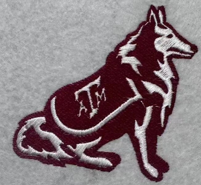3” Maroon Pup