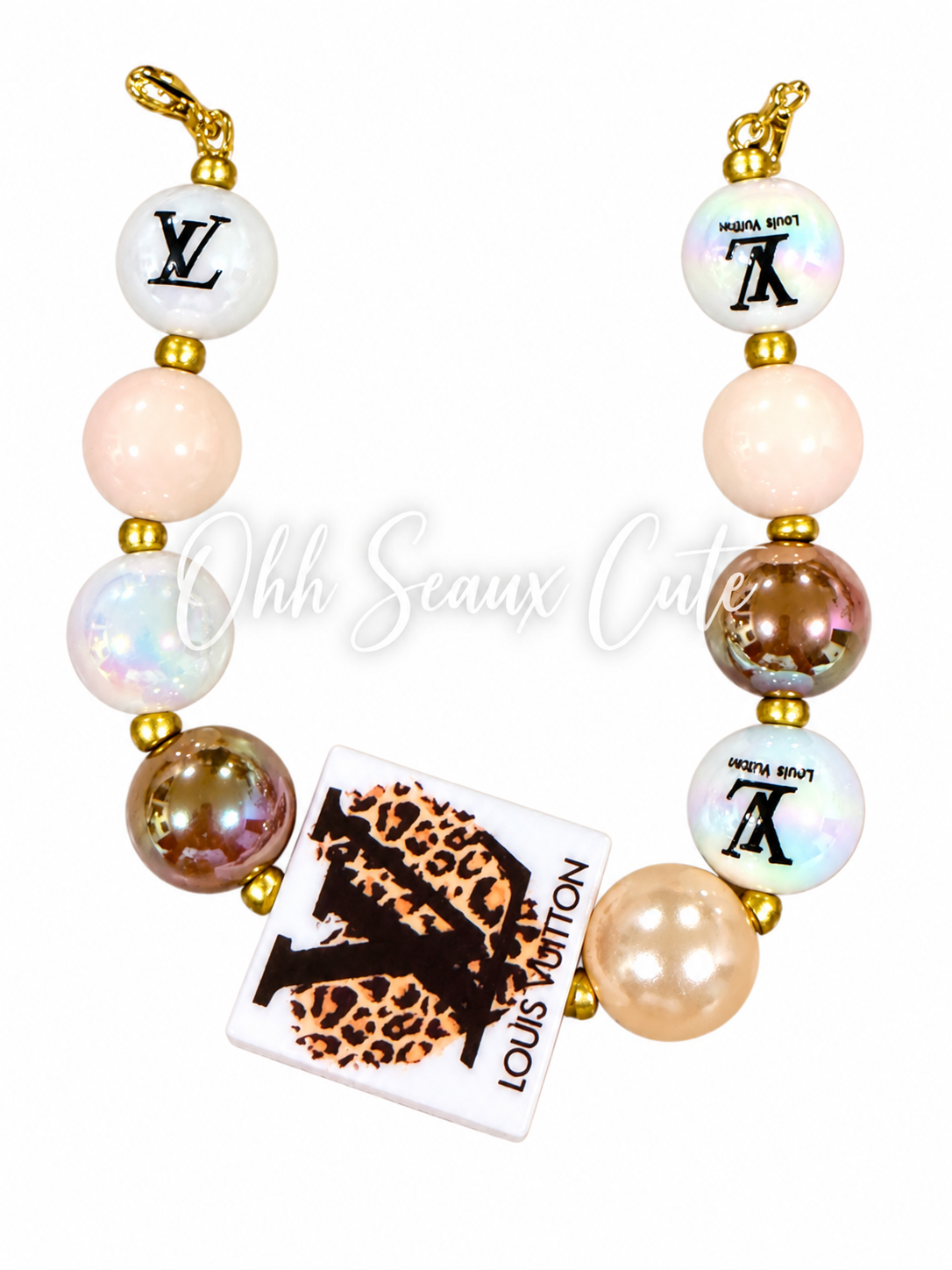 9” Leopard L V 3 Hat Chain