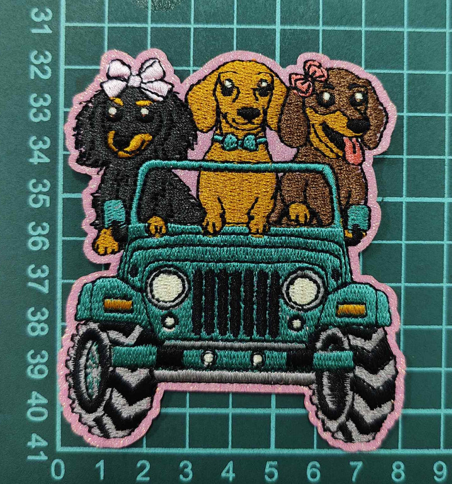 3.5” Wiener Dog Jeep (OSC CUSTOM) DO NOT COPY