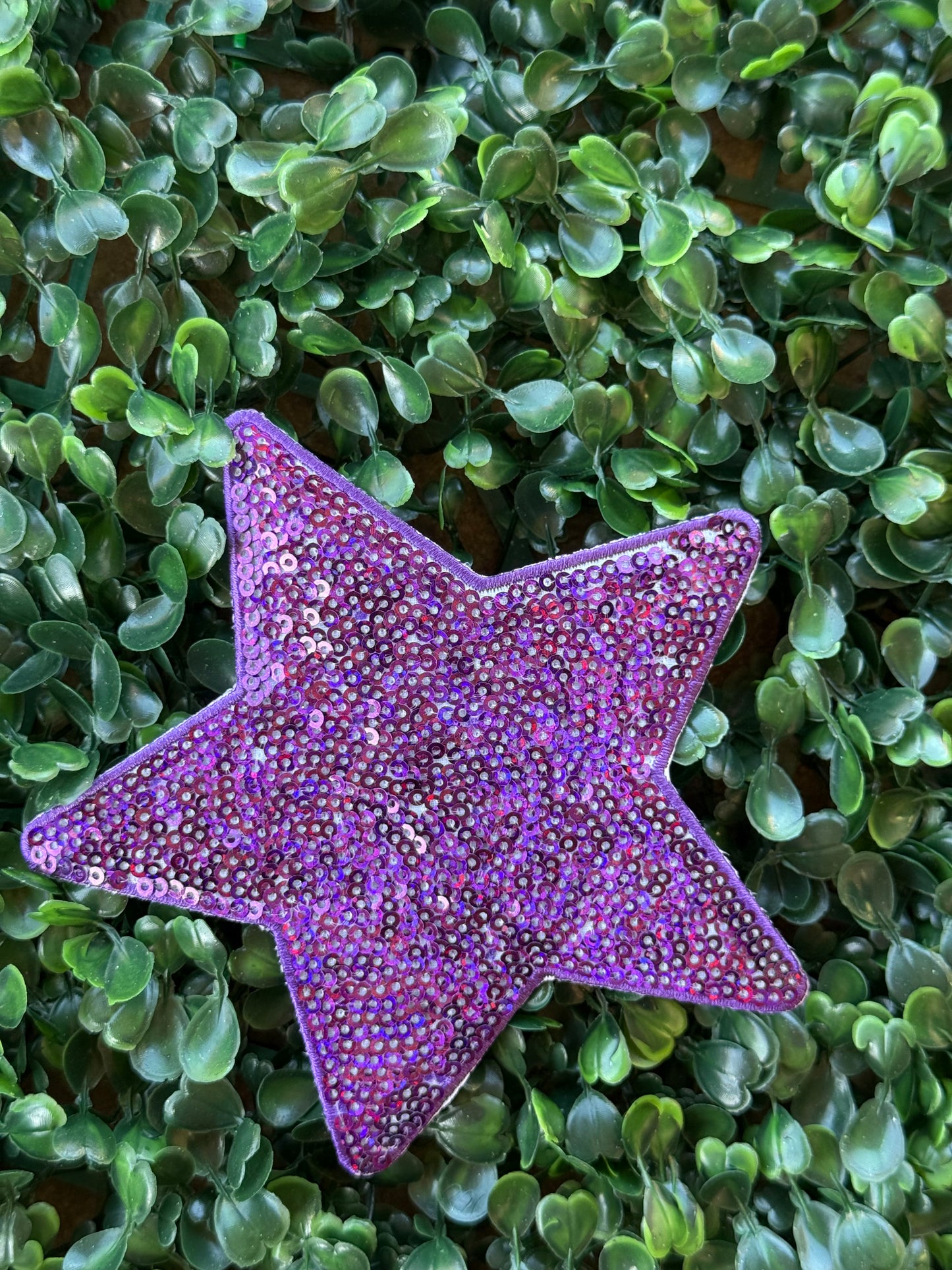 5” Sequin Star Patch