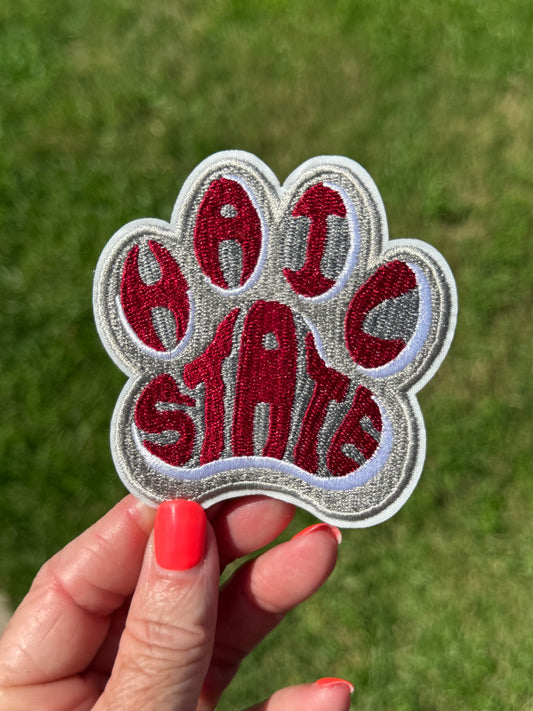 3” MSU Dawg Paw