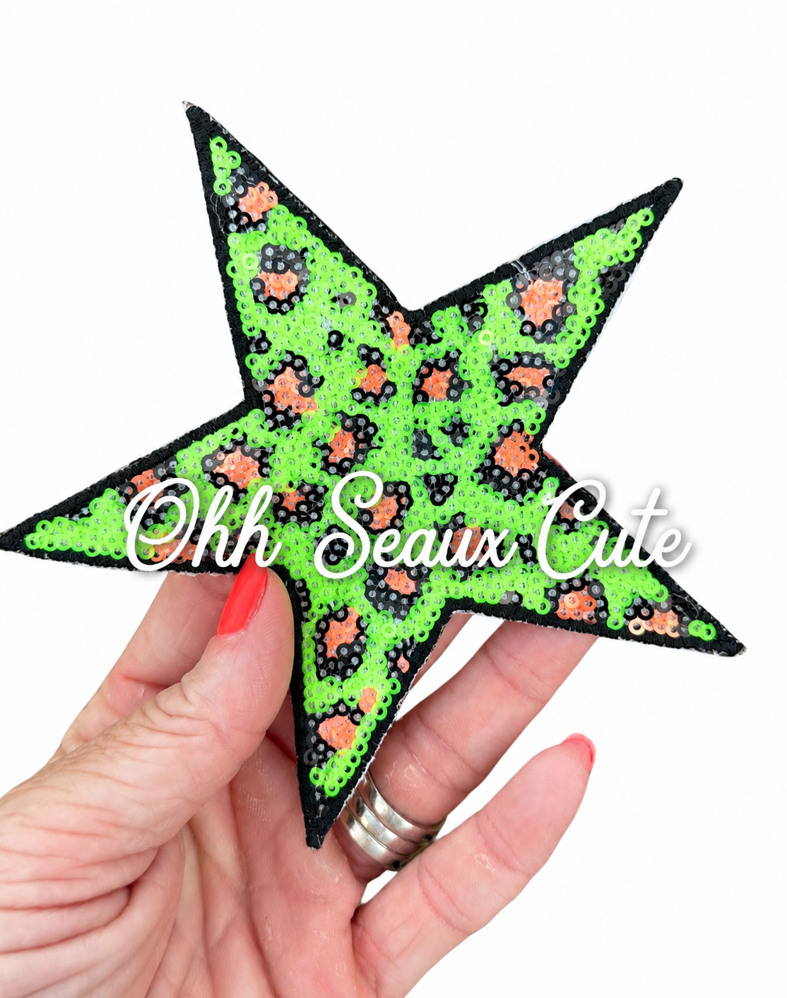 5” Halloween Leopard Star