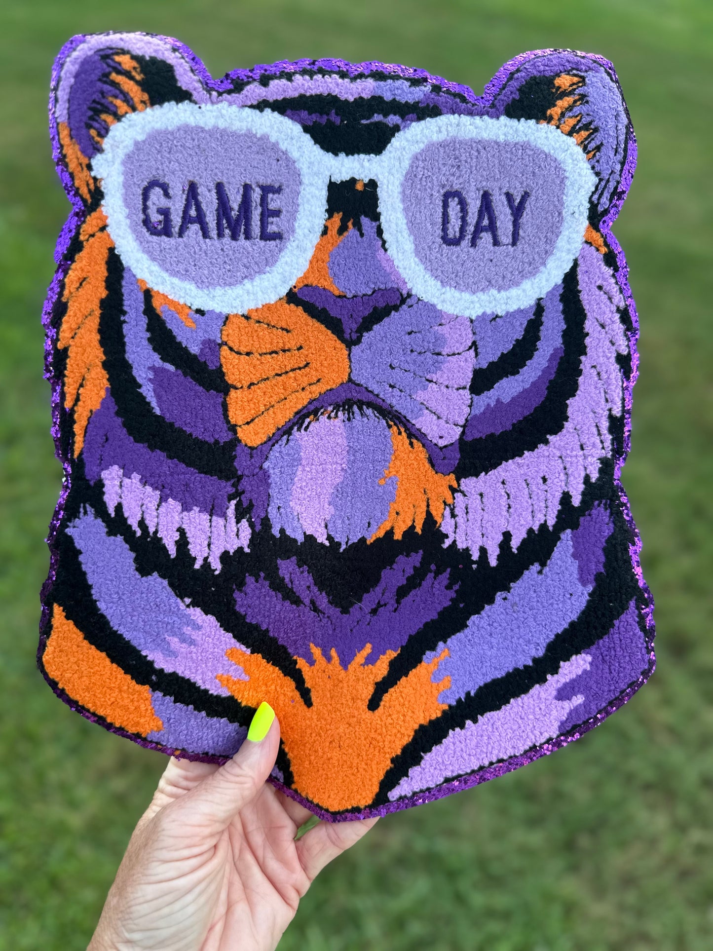 10” Clemson Tiger Patch