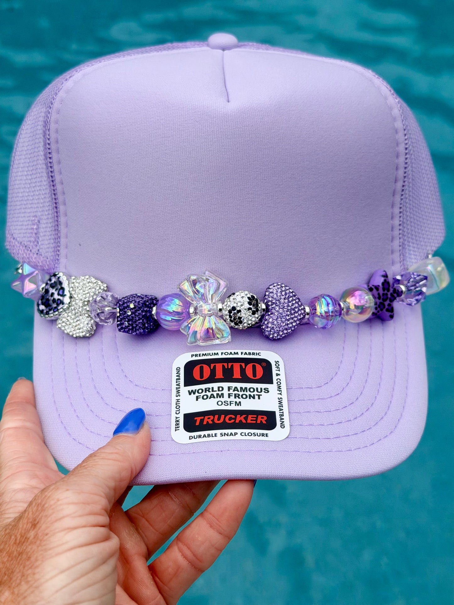 9” Bling Queen Hat Chain