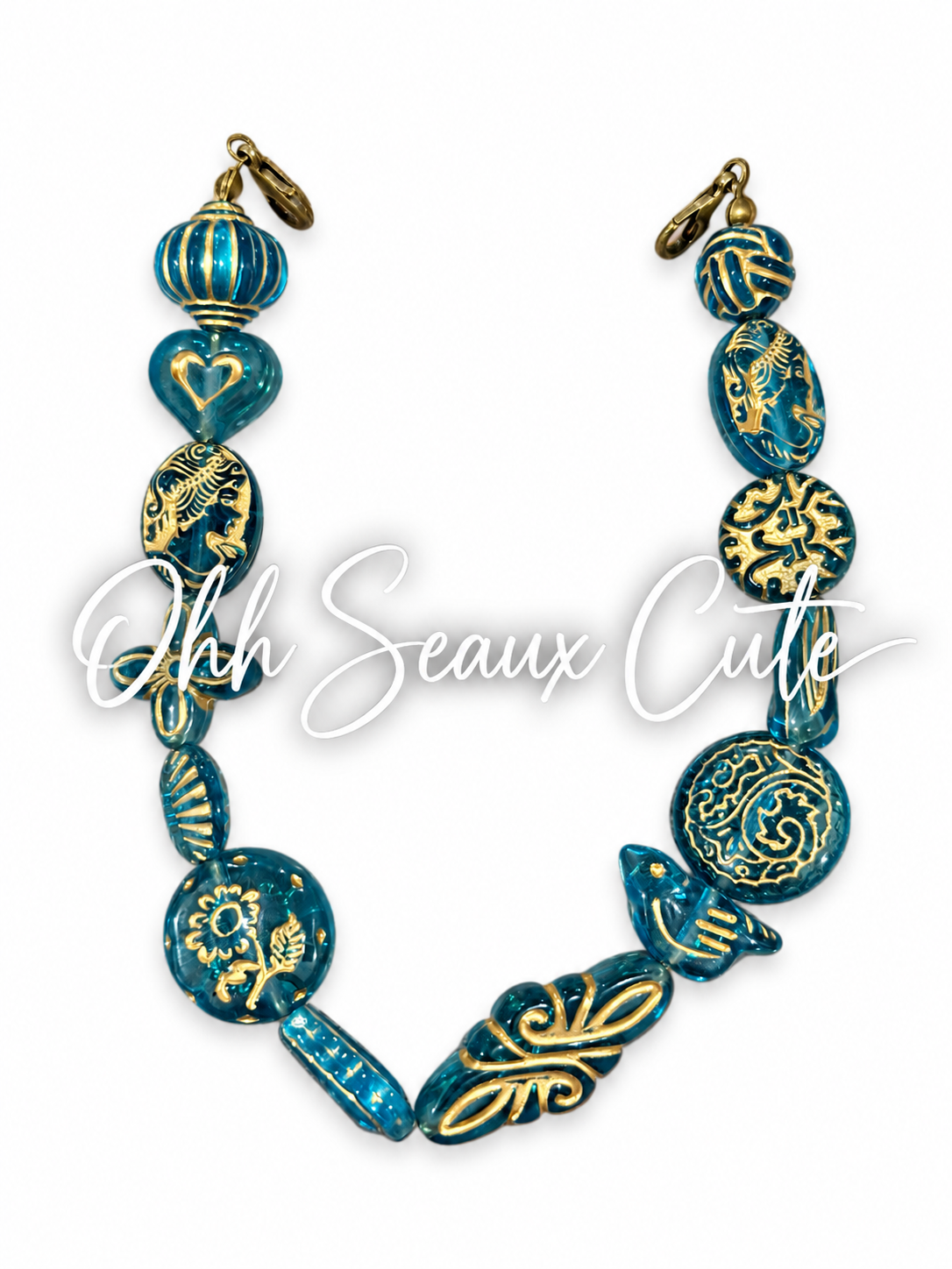 9” Peacock 3 Hat Chain