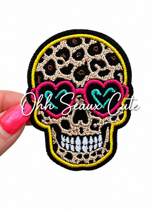 2 Leopard Skull
