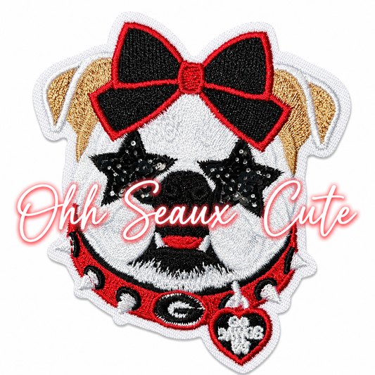 3.5” Georgia Hairbow Mascot