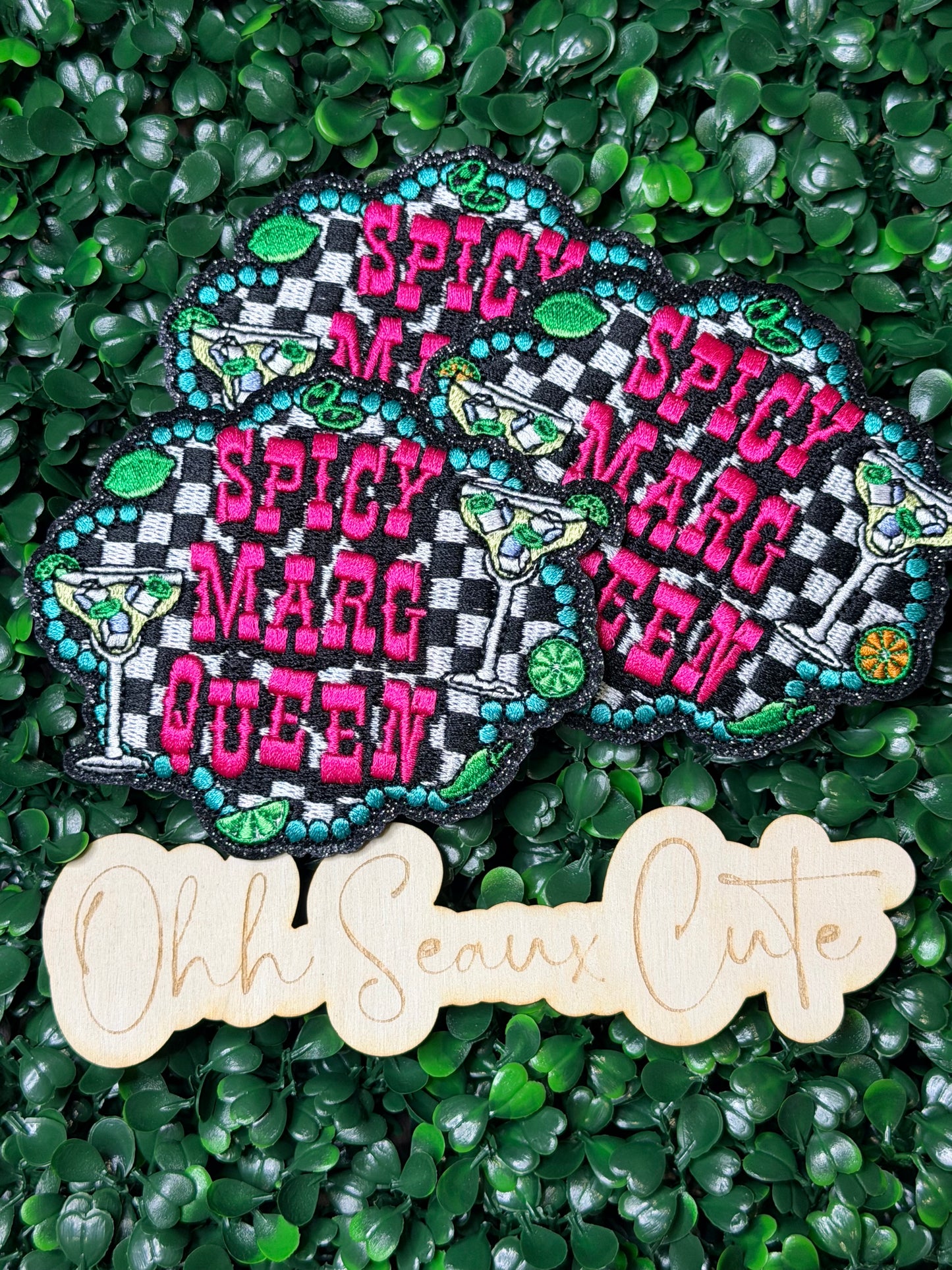 3.75” Checkered Spicy Marg Queen
