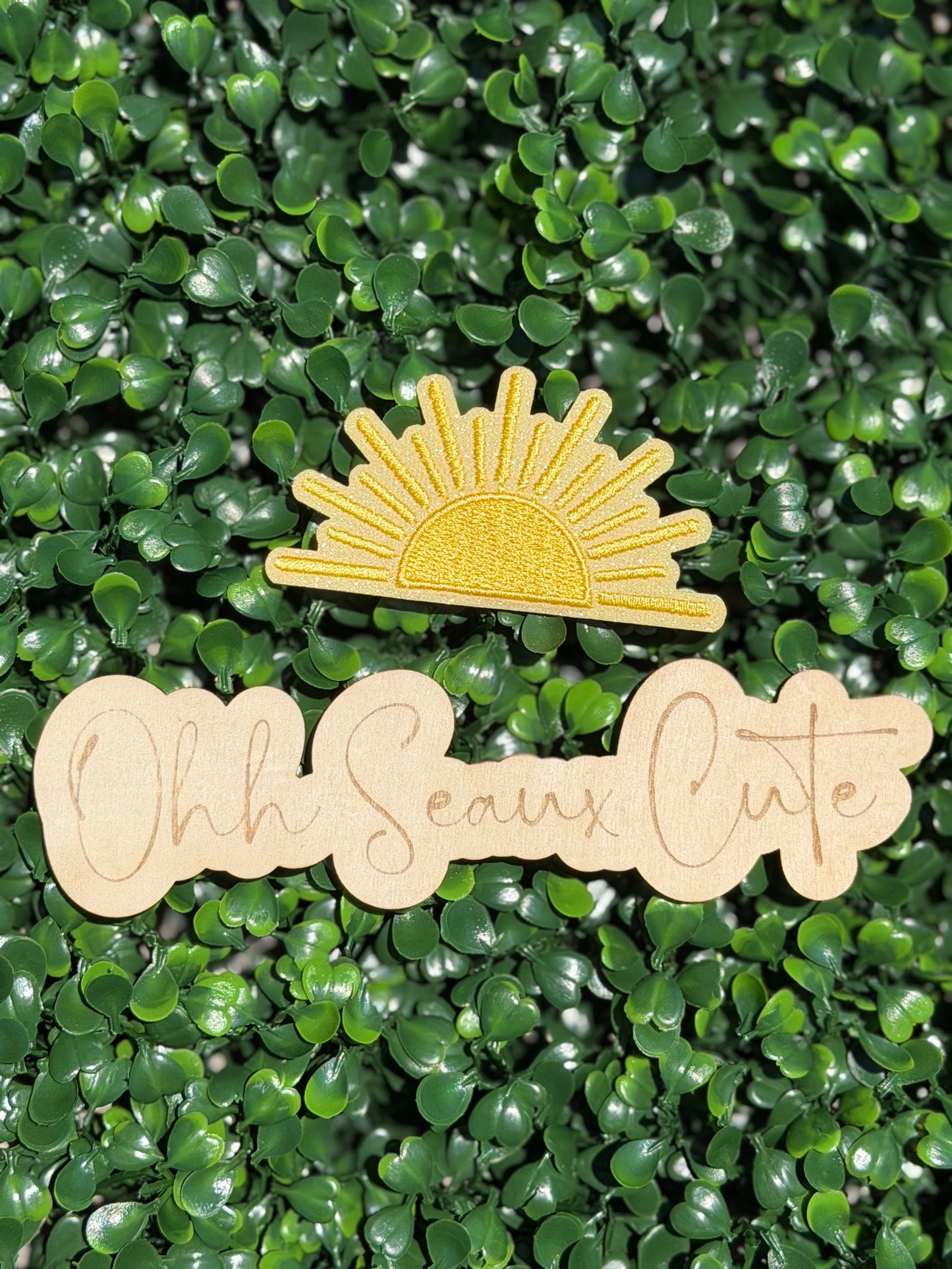 2.5” Glitter Sun Ray