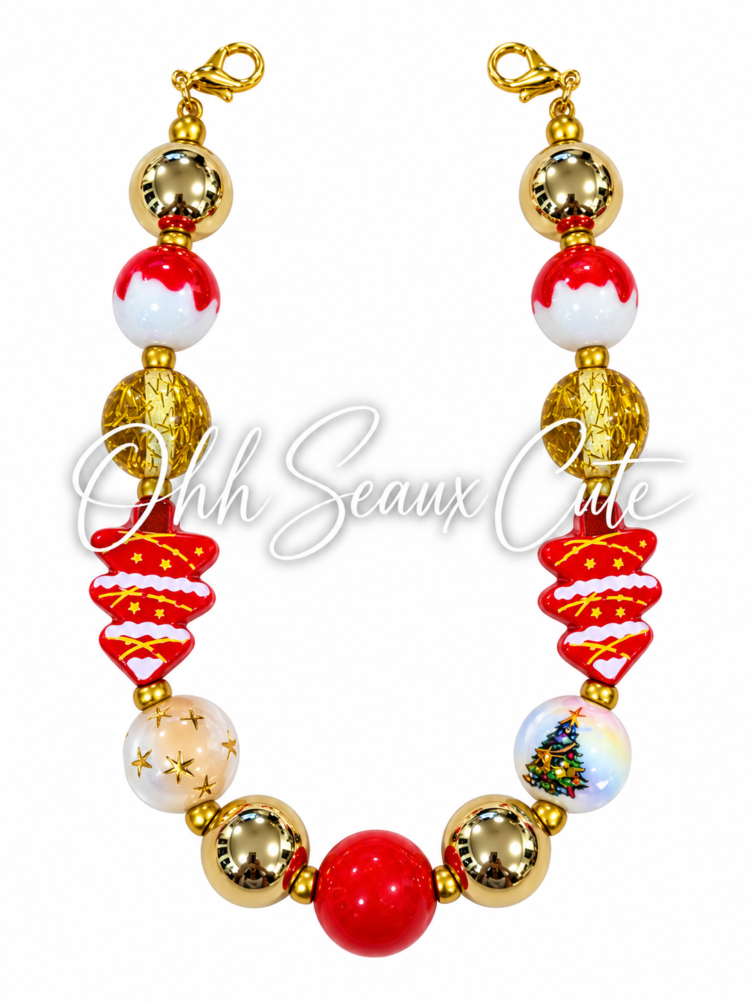 9” Christmas 9 Hat Chain