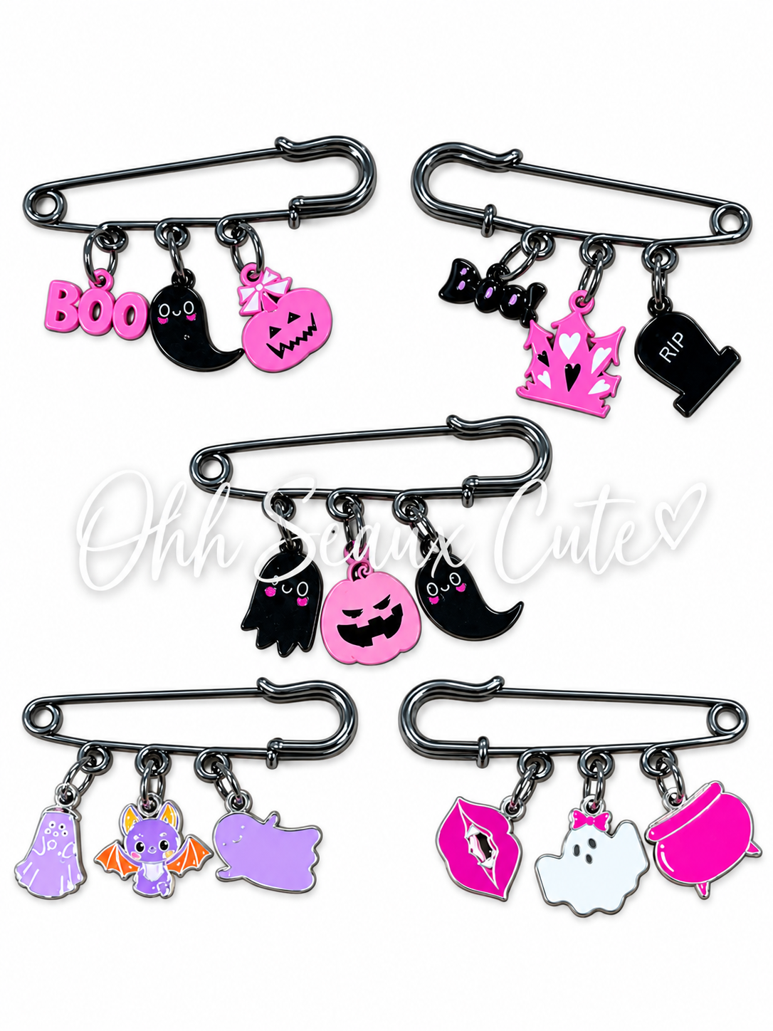 Boojee Hat Pins #6 (Set of 5)