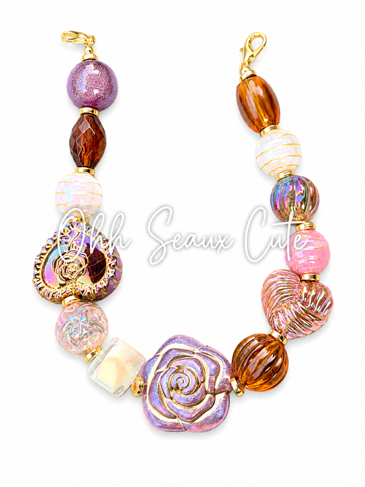 9” Vintage Rose Hat Chain