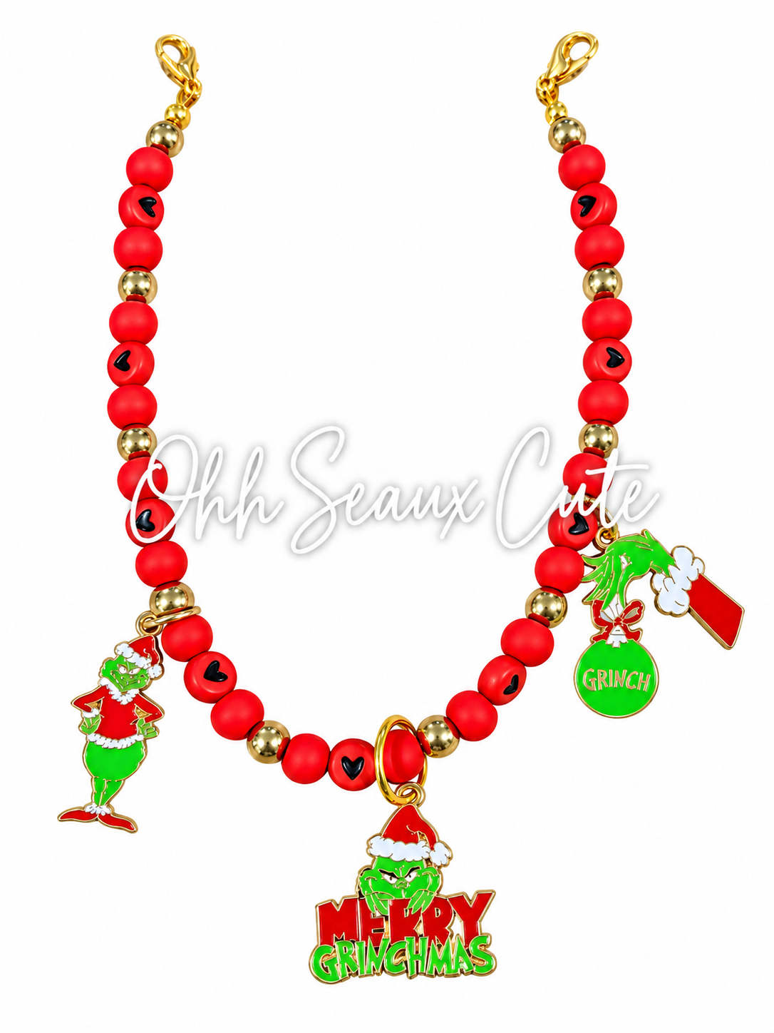 9” Grinch 3 Hat Chain