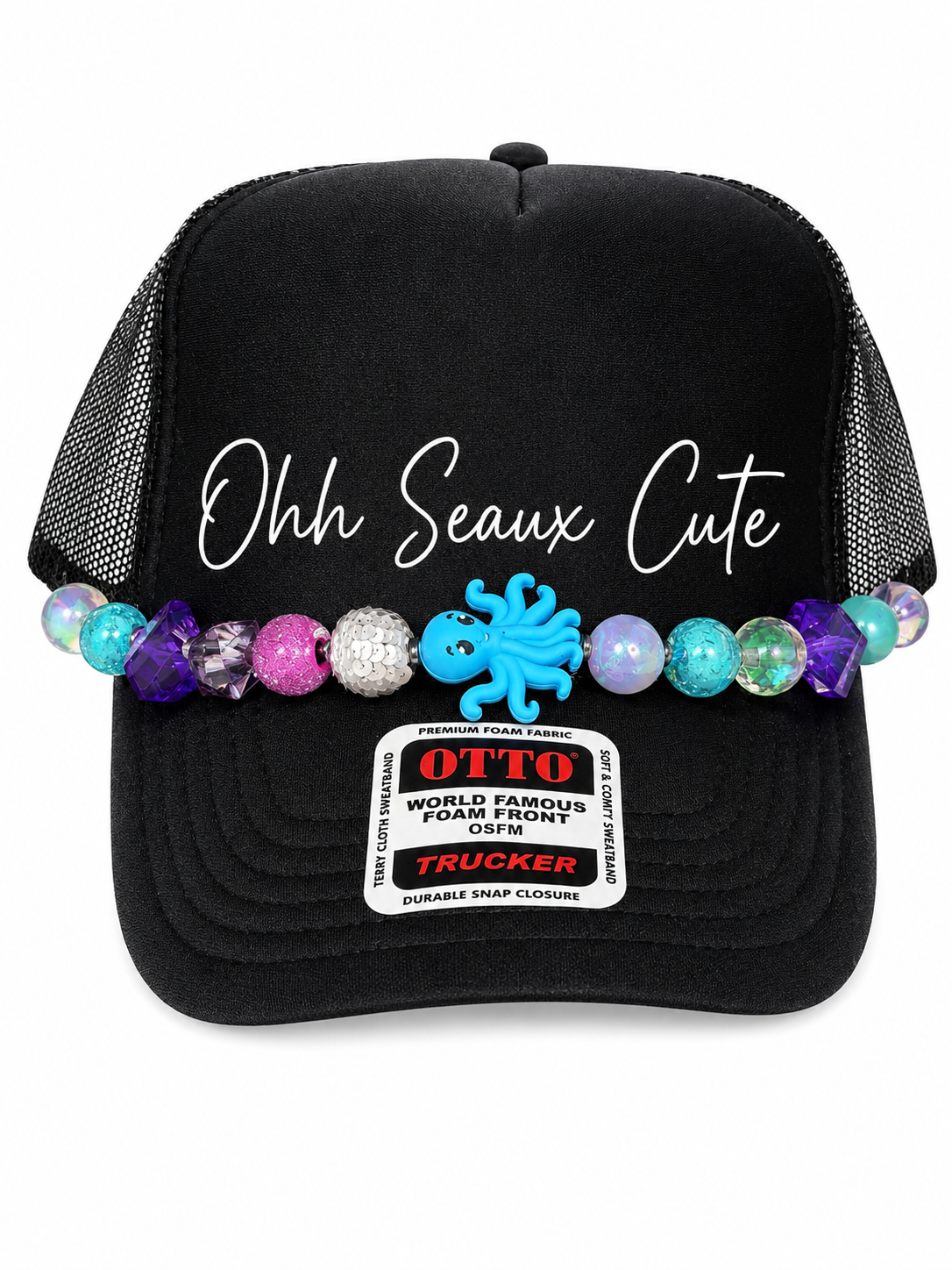 9” Blue Octopus Hat Chain