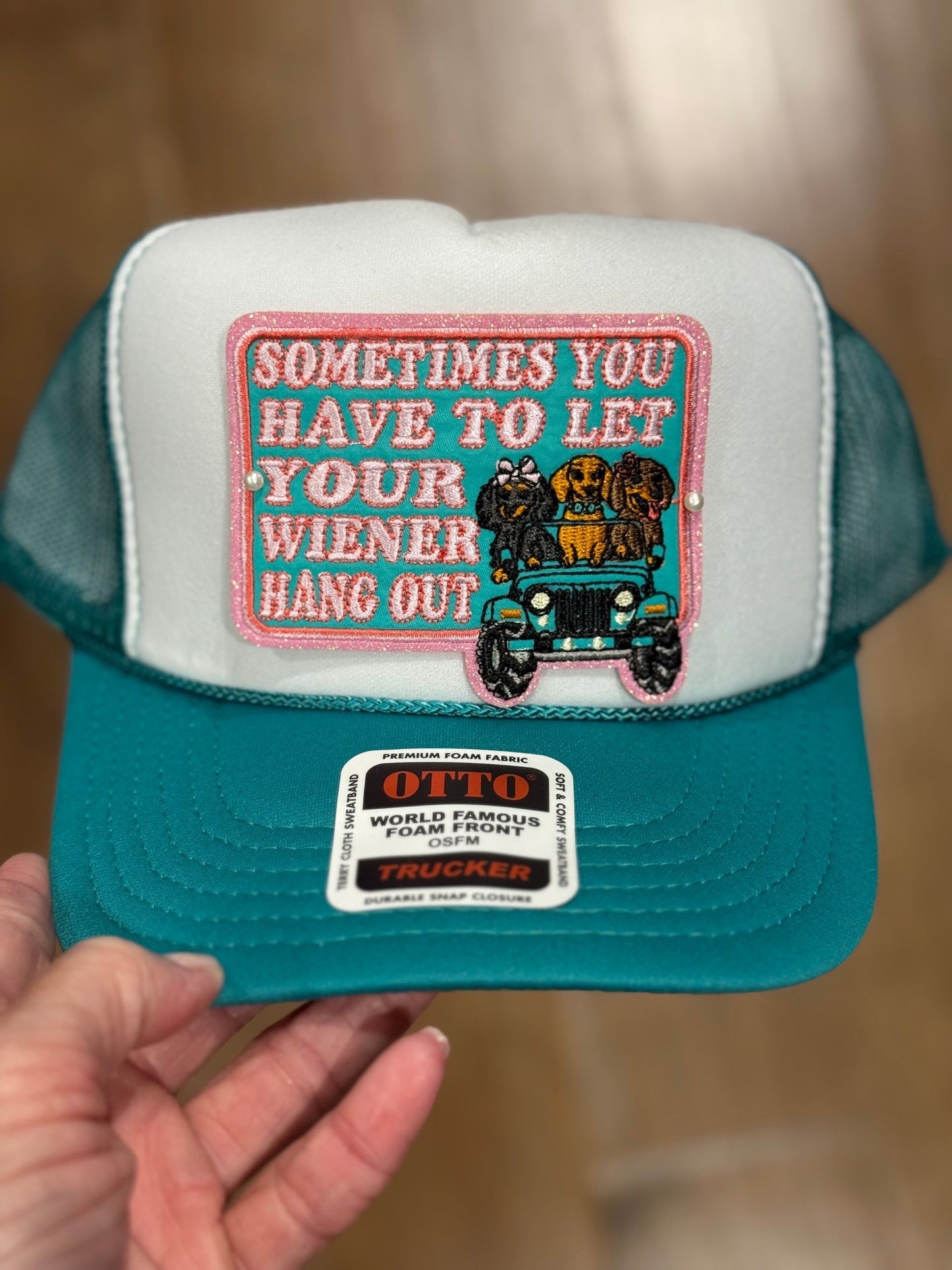 4” Let Your Wiener Dog Hang Out (OSC CUSTOM) DO NOT COPY