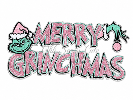 12” Merry Grinchmas (OSC CUSTOM) DO NOT COPY
