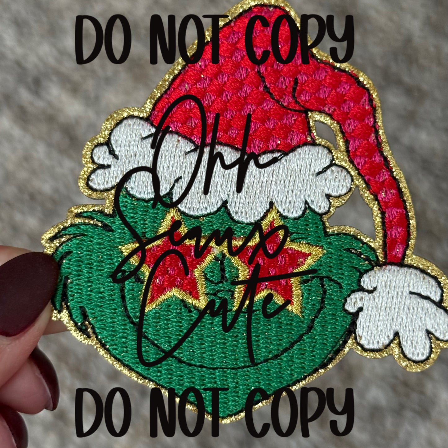 3” Checkered Grinch (OSC CUSTOM) DO NOT COPY
