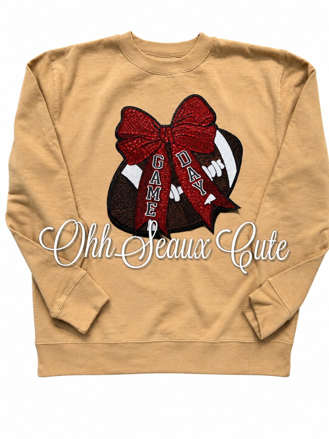 PREORDER 12” Sequin GAME DAY Football